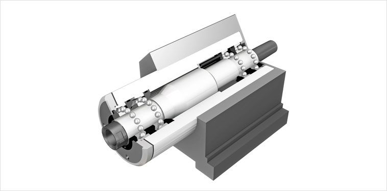 Belt driven type spindles